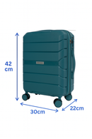 Mala de Viagem a Bordo 8kg em Polipropileno de Alta Resistência com Rodas 360°